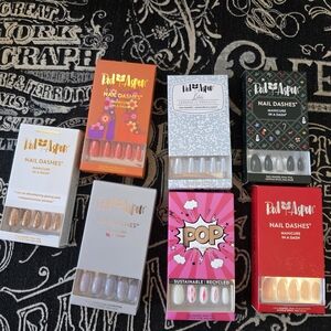 Red Aspen Press-On Nails Set - Multi-Color Collection